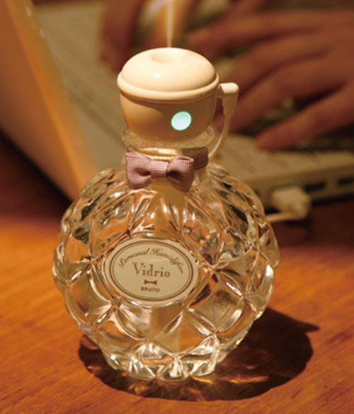 香水瓶の加湿器。 | ミッドランドスクエア広報のブログ | 公式ブログ